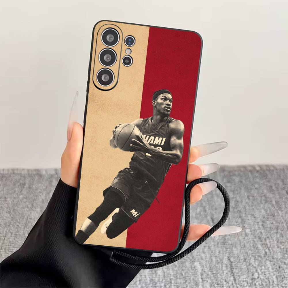 

J-Jimmy Butler Phone Case Black Silicone Soft For Samsung S25,S24,S21,S22,S23,S30,Ultra,S20,Plus,Fe,Lite Samsung S21fe