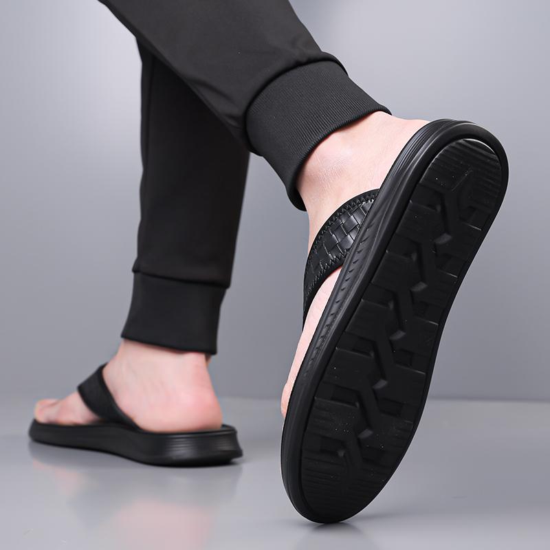 Fashion Outdoor Men Shoe Comfy Beach Flatws Soft Slides Summer Casual Shoe Quick Dry Male Half Drag Flip Flops Street Style Men Slippers