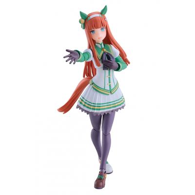Figurine mobile peinte en ABS et PVC de SHFiguarts Uma Musume Pretty Derby Silence Suzuka d'environ 134 mm