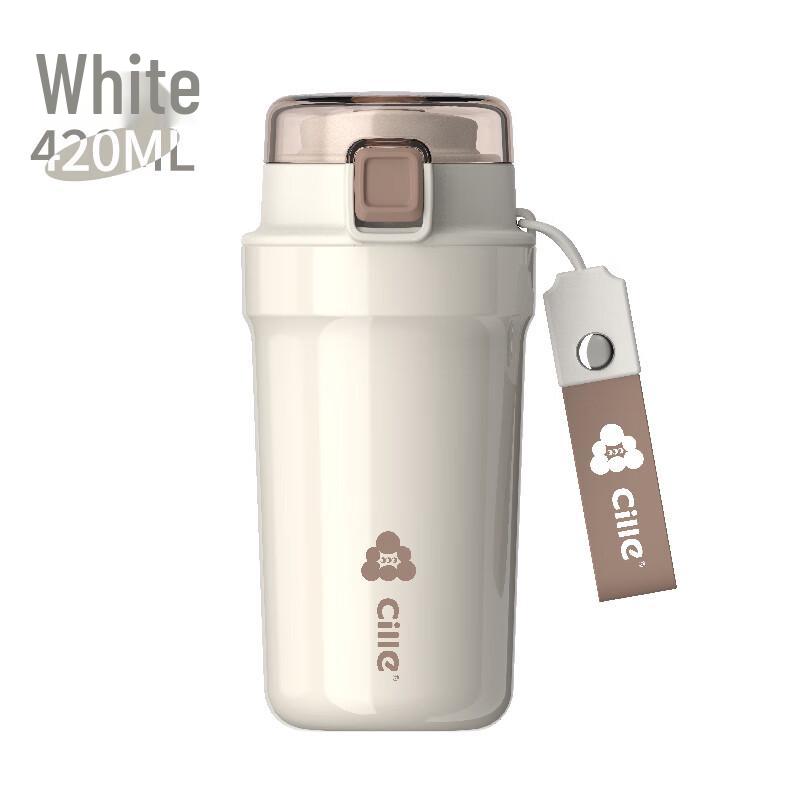 Cille 420ml Ceramic Lined Portable Coffee Thermos