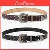 Y2k Fashion Belt For Women With Punk Rivets And Antique Finish For Casual And Art Style Looks