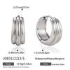 Youthway Simple 18K Gold Plated Stainless Steel Round Hoop Earring For Women New Chic Waterproof Daily Wear Earring Jewelry