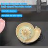 1/2Pcs Drain Basket Snail-Shaped Rotating Vegetable Filter Ergonomic Design Food-Grade Basket Kitchen Accessory