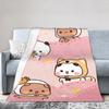 Bubu and Dudu Kawaill Couple Bears Blankets Fleece  Relax Super Soft Throw Blankets for Bedding Bedspreads