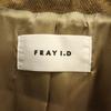 FRAY I.D Wool Blend Double Tailored Jacket Brown Women Used