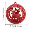 6Pcs Glitter Christmas Ball Ornaments Hanging Xmas Tree Decoration Balls  Holiday Home Decoration