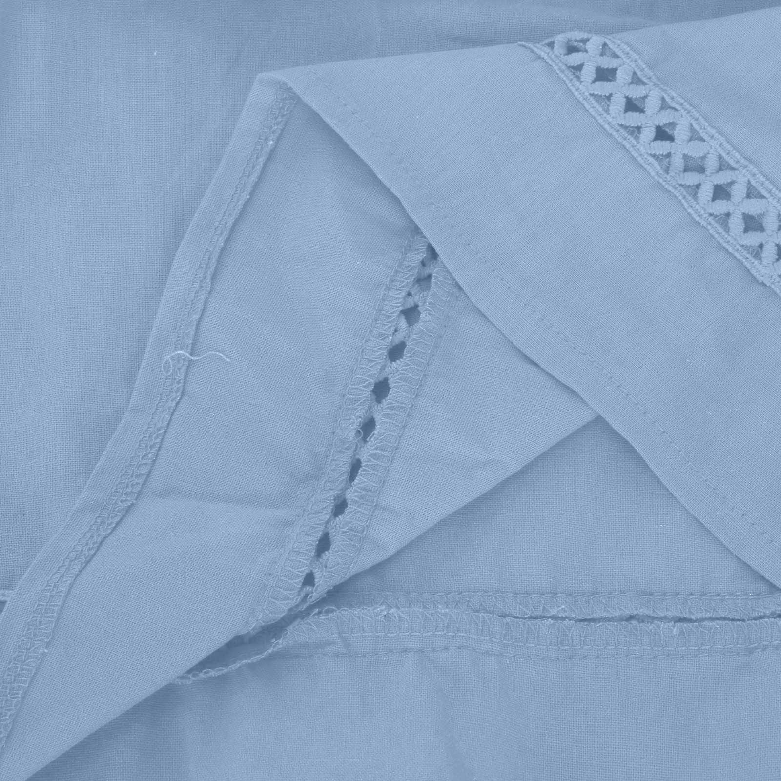 Женская модная повседневная однотонная рубашка из хлопка и конопли с короткими рукавами — фото 6