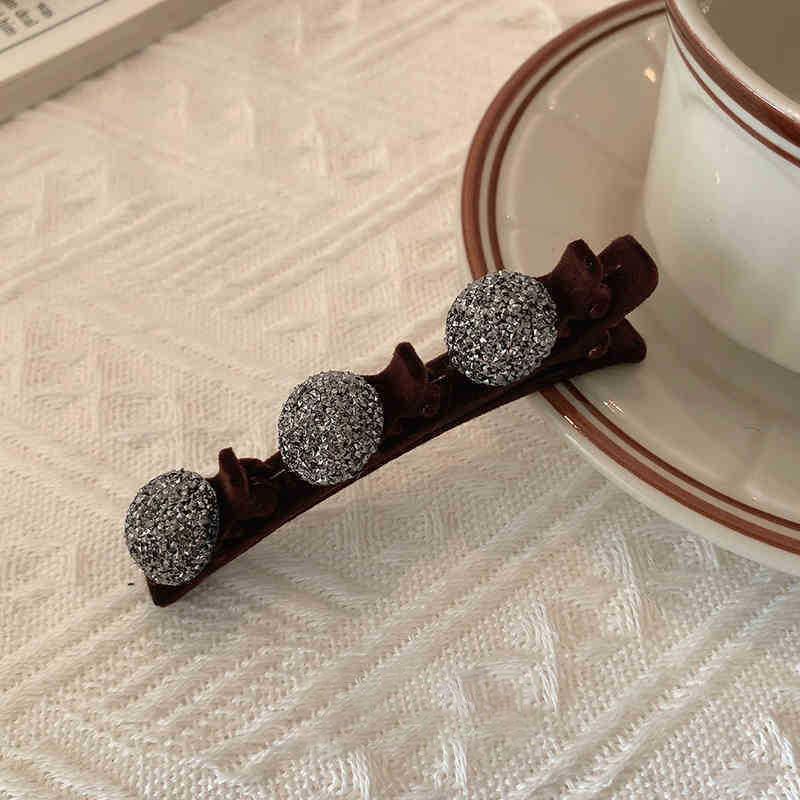 

1 шт. Заколка для ленивых людей, двухслойная плетеная, для женщин, новая заколка для боковой челки, заколка с флокированным краем для передней линии роста волос