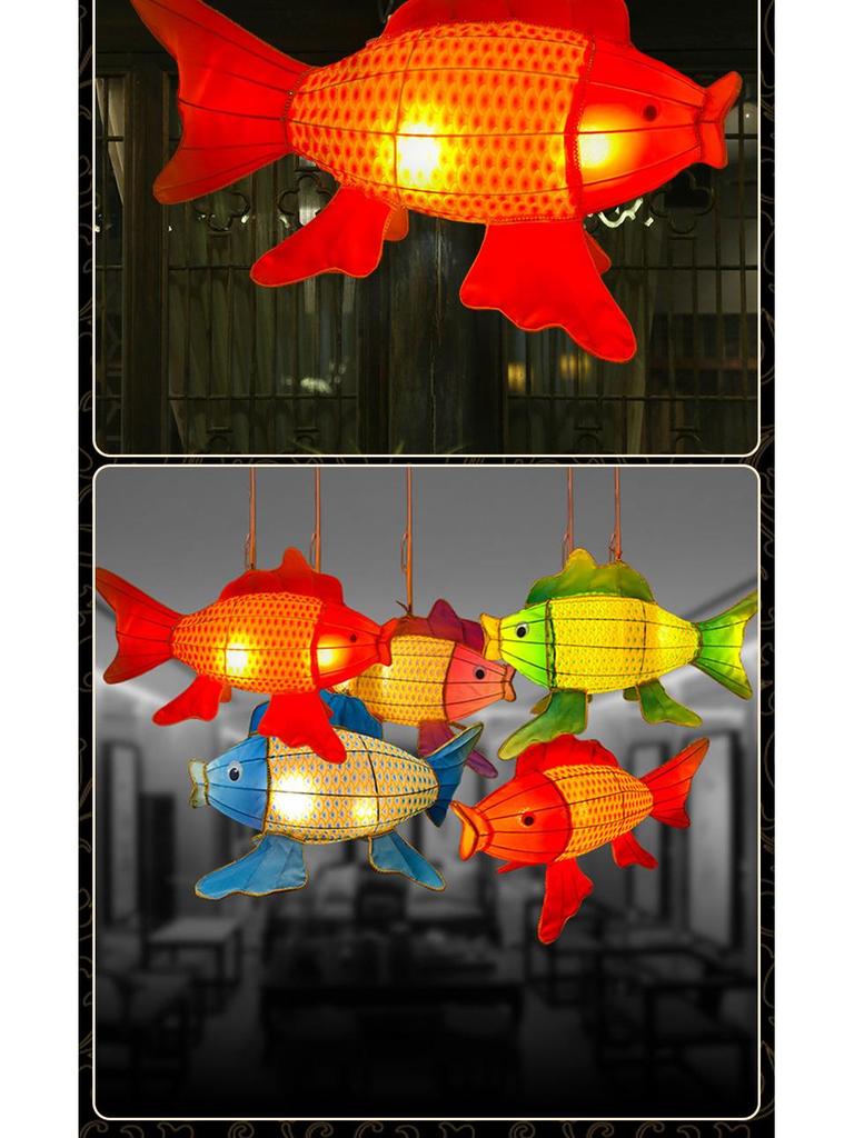 Outdoor Waterproof Koi Fish Lantern – Creative Luminous Decoration for Shopping Malls, Scenic Areas, and Commercial Streets.