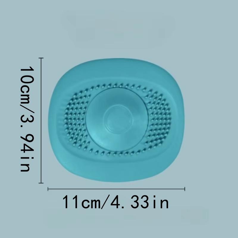 1/4pcs Kitchen Sink Plug Filter Drain Cover Stopper Sewer Deodorizing Pad Cover Insect Proof Floor Drain For Bathroom Waterway