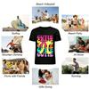 Cute Pi Element Bow Print T-shirt Kids Casual Short Sleeve Top Pure cotton T-shirt