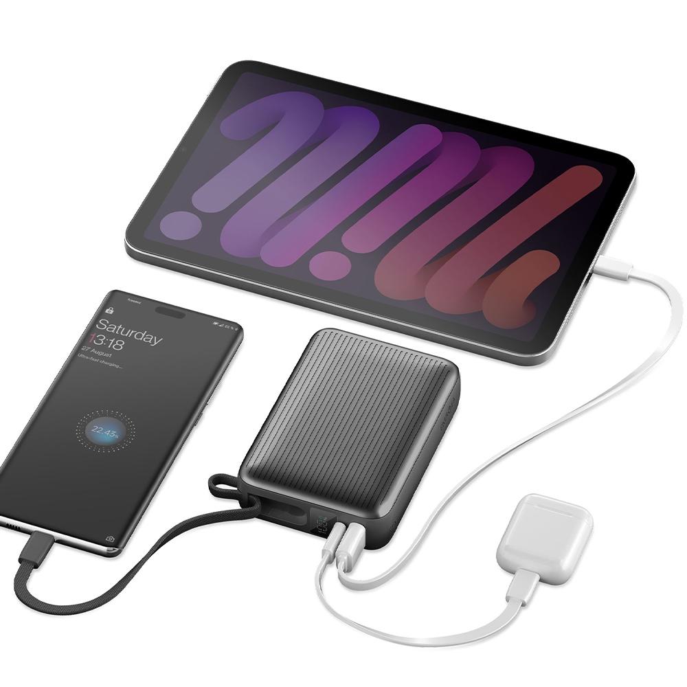 PowerBank Energea Integra Ultra 45 20000mAh USB-C Cable PD45W Gray