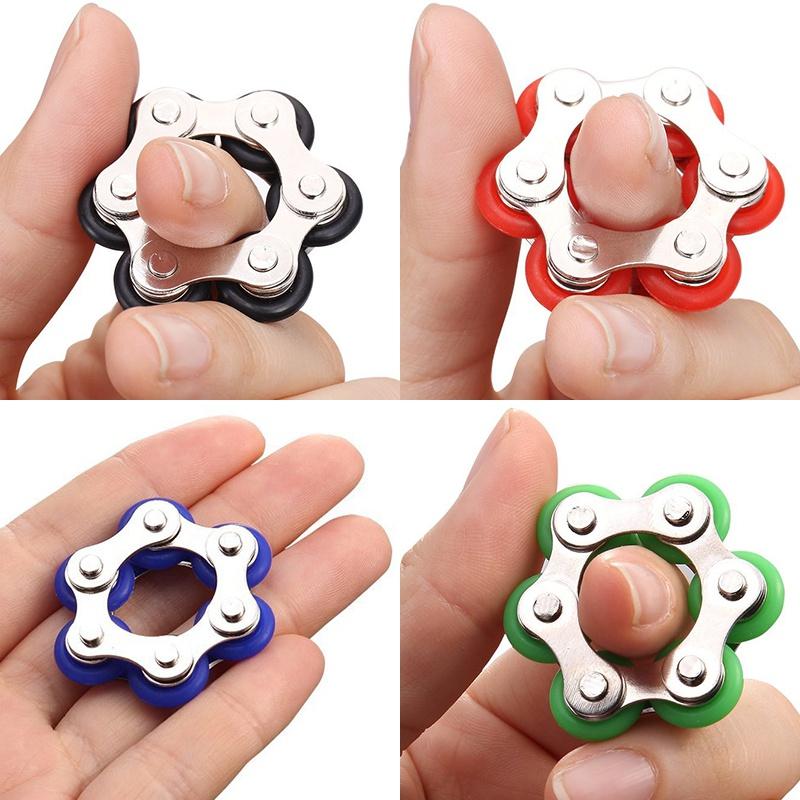 Rullekjede Fidget Toy Stress Reducer Bike Chain Fidget Leker Perfekt for ADD, ADHD, angst og autisme