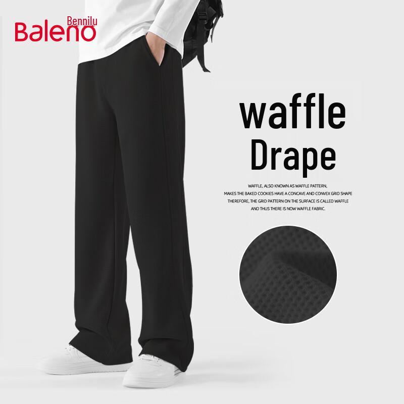 

Baleno Men s Waffle Knit Straight Leg Casual Pants 3XL