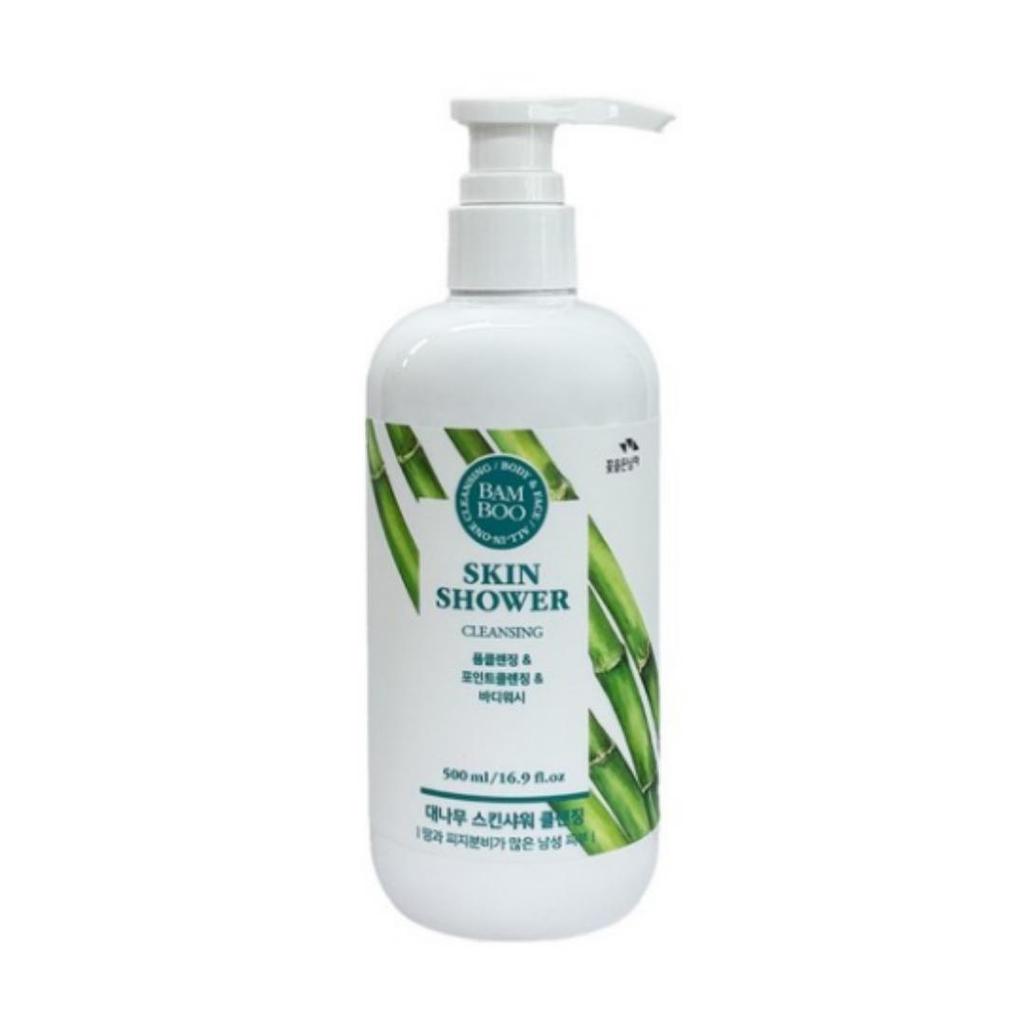 Kkotdeun Namja (Flowered Man) Bamboo Skin Shower Cleansing — Body Wash (500 Ml), 1 Unit