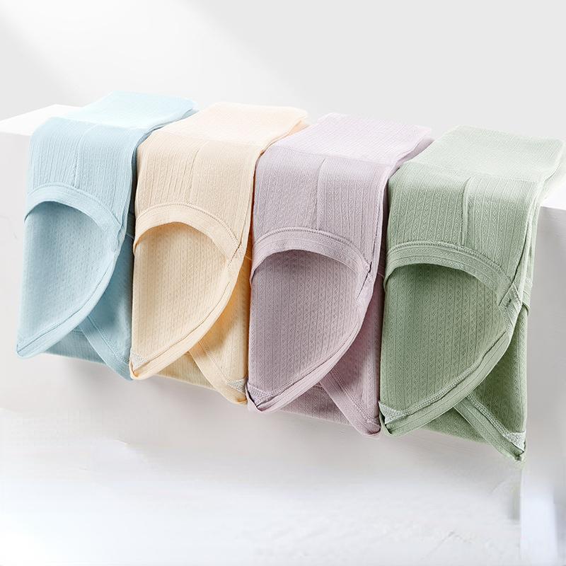 

Коробка из 4 женских нижнего белья с высокой талией. Хлопковое женское нижнее белье с треугольными чашечками. Дышащее нижнее белье без следов. XXL