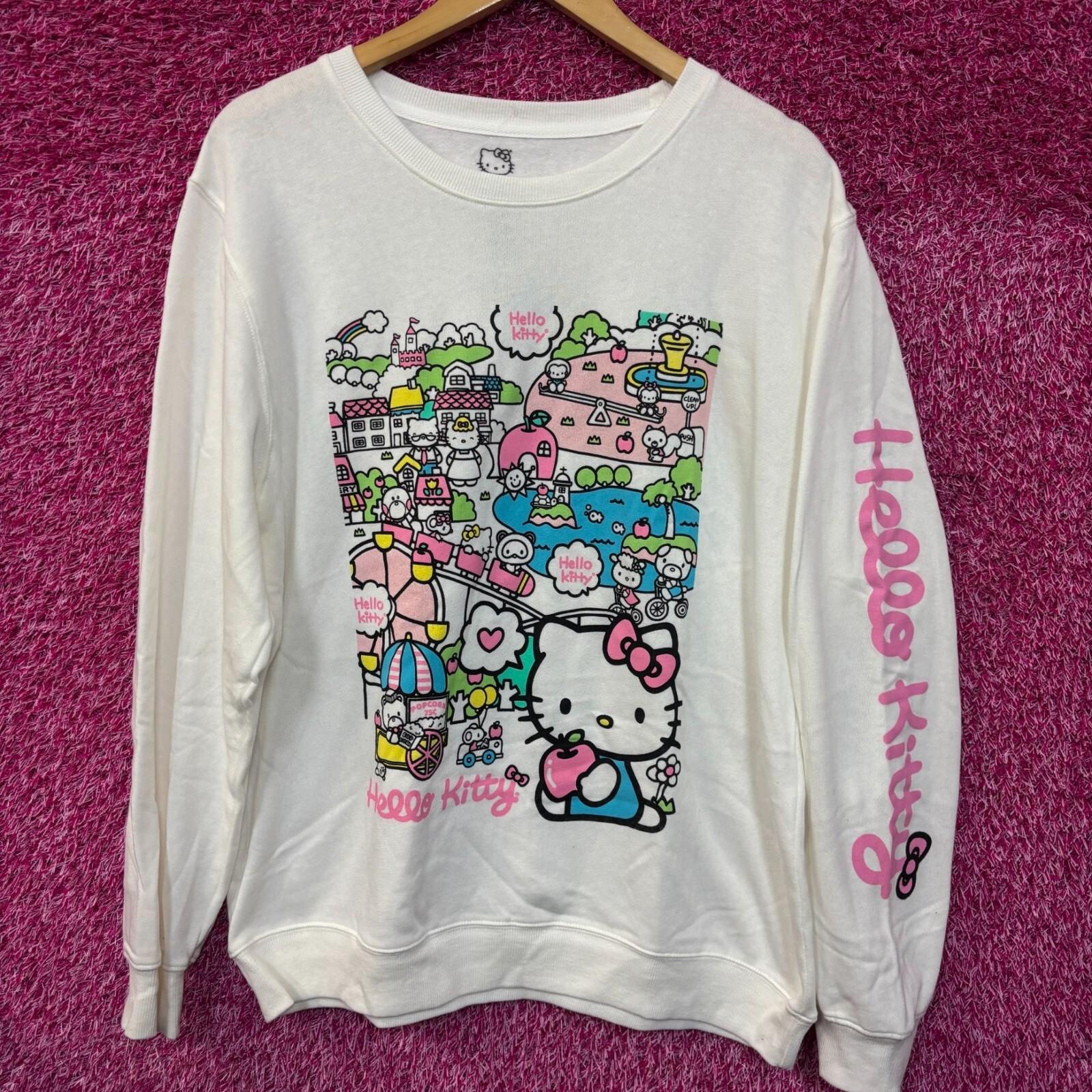 Хелло Китти Каваи Фестиваль Sanrio Puroland Аниме Круглый вырез L 3XL