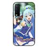 Cute Konosuba Anime Girl Phone Case For VIVO Y95 Y93 Y31 Y20 V19 V17 V15 Pro X60 NEX Soft Black Phone Cover