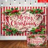 Merry Christmas Tapestry Red White Striped Candy Cane For Indoor Outdoor Holiday Parties Durable Polyester Easy To Hang