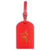 Men Women PU Leather Cute Luggage Tag Suitcase Address Label Baggage Boarding Bag Tag Name ID Address Holder Travel Accessorie