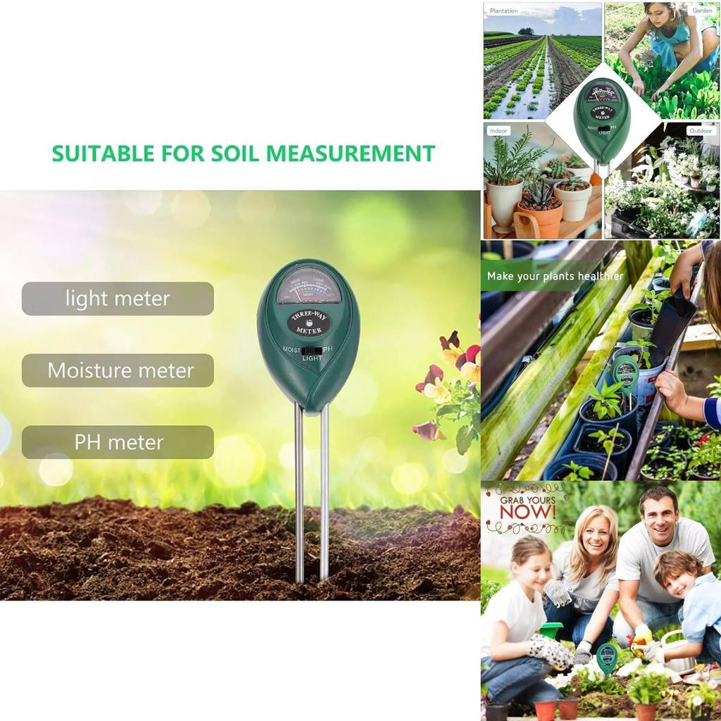 Premium Three In One Soil Tester For Accurate Ph Light Humidity Measurement