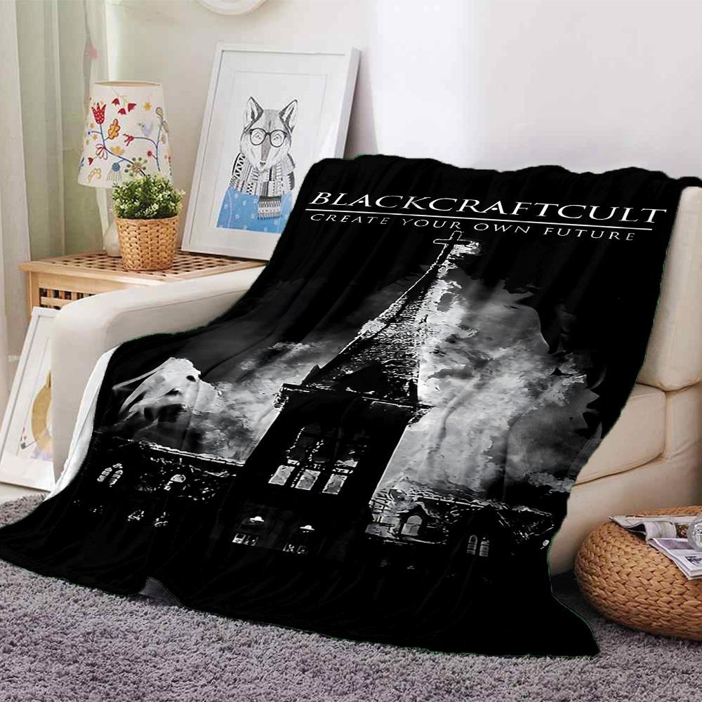 

1pc Blackcraft Cult Soft Warm Throw for Home, Office, Trave, All-Season Cozy Bedding Gift, Office Cozy Accessory 1045 80cmx120cm(31inx47in)