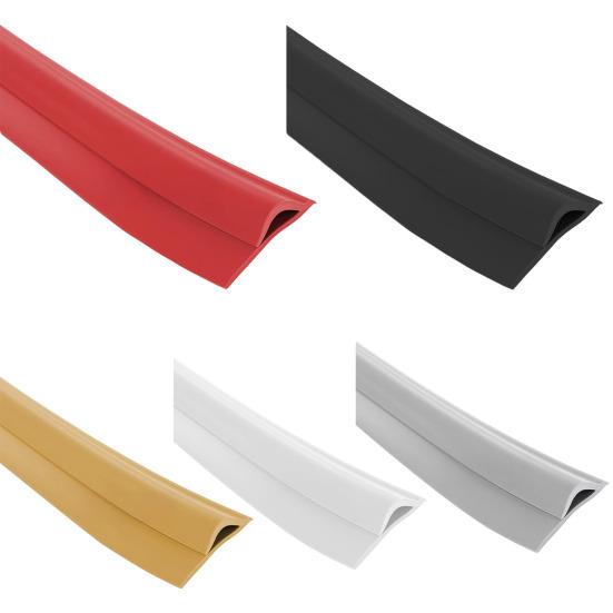 300/600CM Carpet Edge Binding Trim Self-Adhesive Waterproof Cuttable Floor Transition Strip Flexible PVC Thick Area Rug Mat Edging Bar