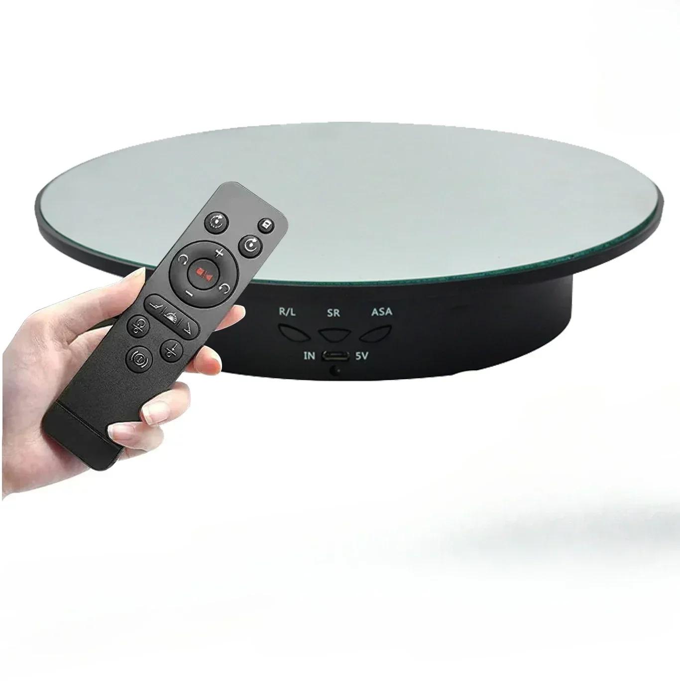 

360-degree electric rotating turntable display stand is suitable for 3D models of photography products such as jewelry and cakes