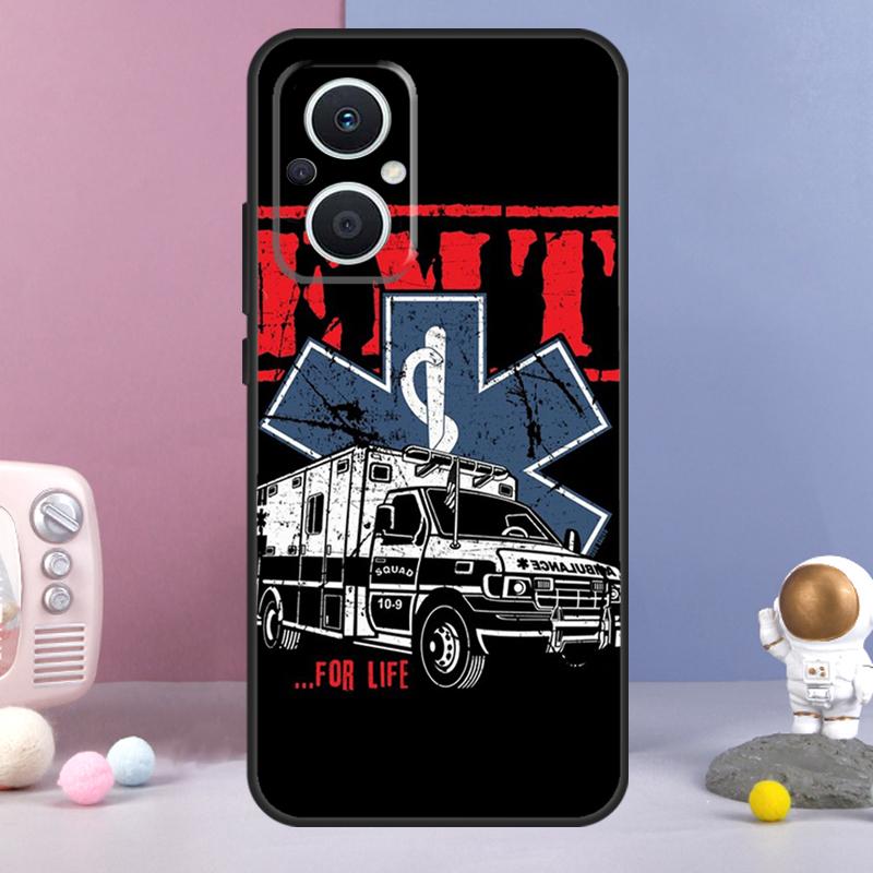 EMT EMS Ambulance Funda For OPPO Reno 14 F 11F 12F 13F 10 11 12 13 Pro 7 8 Lite OPPO Find X8 X6 X5 X9 Pro Case