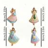 4PCS/Set Vintage Angel Hanging Decor Fantasy Wooden Xmas Tree Hanging Ornament Decor For Home New Year Gift Christmas Decor