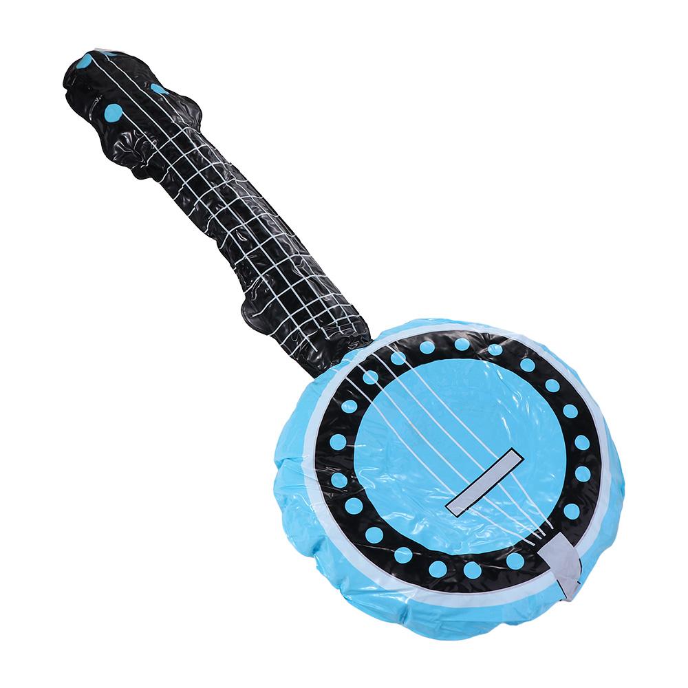 Baby Learning Inflatable Musical Instrument Inflatable Guitar Balloon Instrument Ukulele Microphone Balloons