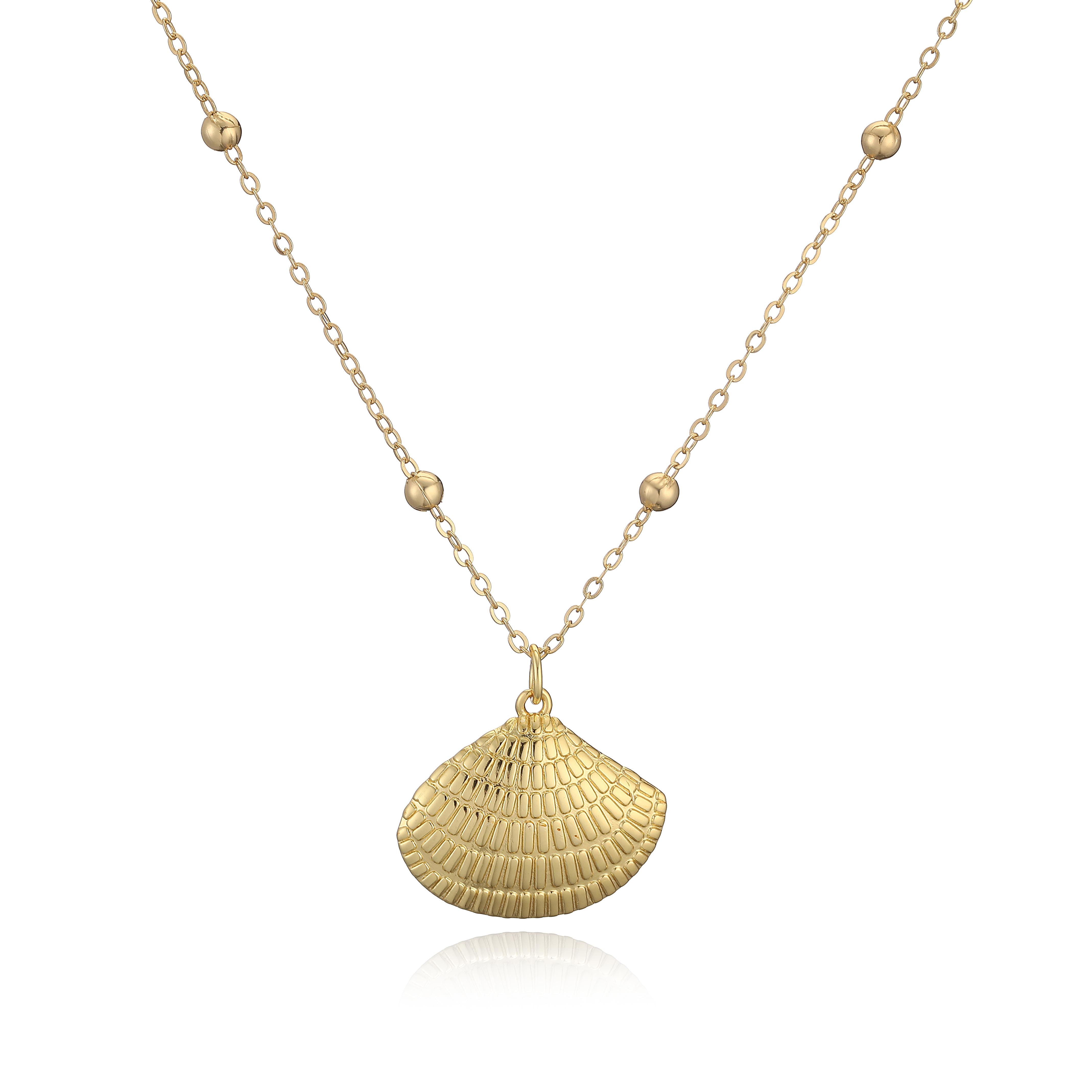 HECHENG, Beach Ocean Series Zircon Chain Shell Pearl Starfish Pendant Necklace Women s Sweet Fashion Zircon 1 piece Other