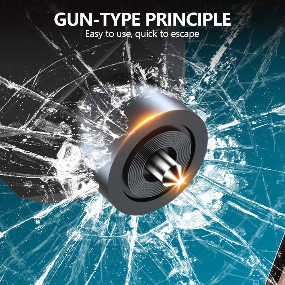 Emergency Car Safety Hammer Seat Belt Cutter Tungsten Steel Tip Window Breaker Glass Cutter for Escape Vehicle Safety Tool