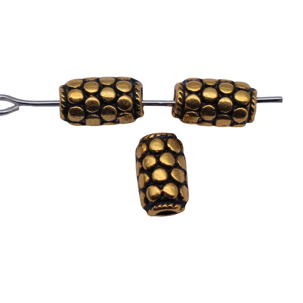 Tribal Pattern Tube Beads Charms Braided Spacer Beading For Jewelry Materials
