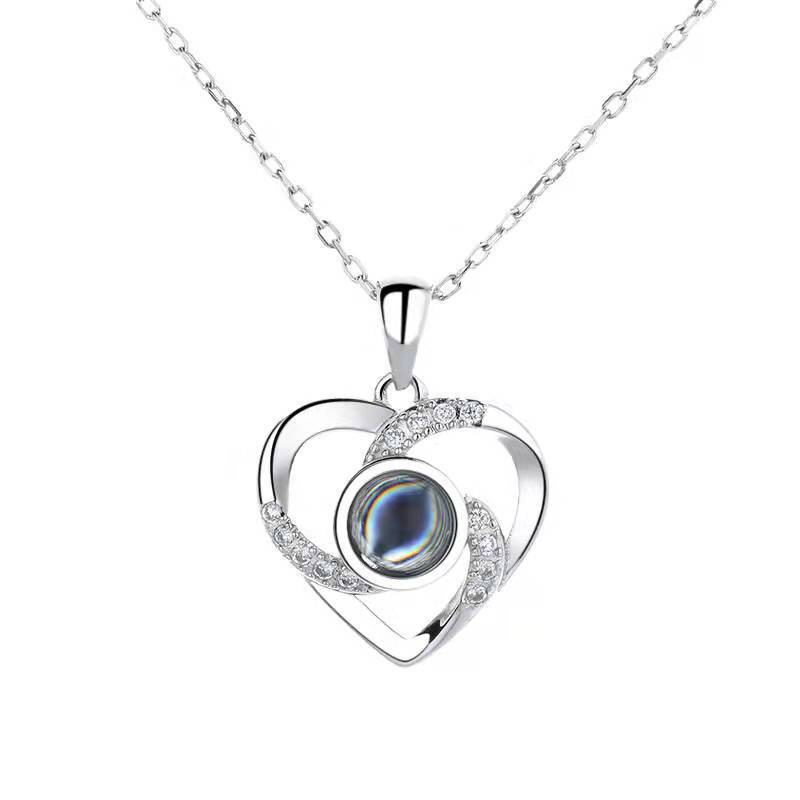 Customized Projection Necklace Mother 'S Day Gift ,Creative Photo Projection Unique Gift For Friends And Family