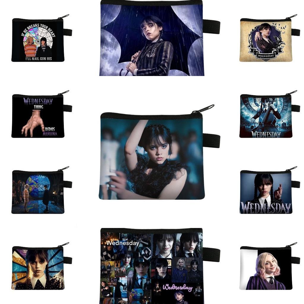 Family Adams The Coin Purse Printed Storage Card Bag Kid Gift Student