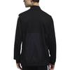 Adidas Logo Stand Collar Long Sleeve Zip Jacket Retro Sports Jacket Men Jacket Black DW7889