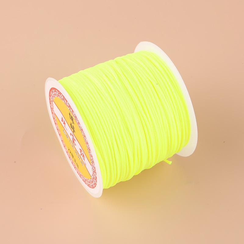 Boting Jade No. 72 0.8mm Nylon Thread for DIY Braided Cord Bracelet Weaving and Pendant Making.