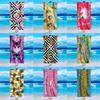 Mehrfarbiges Polyester-Strandtuch Flamingo Einhorn Ananas Bedrucktes Badetuch Schnelltrocknend Sandfrei für Sommer Pool Urlaub