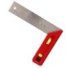 Accurate Woodworking Square, Scale Carpentry Measuring Marking Ruler Stainless Steel with Level Bubble for Marking for Carpenter(7 9in)