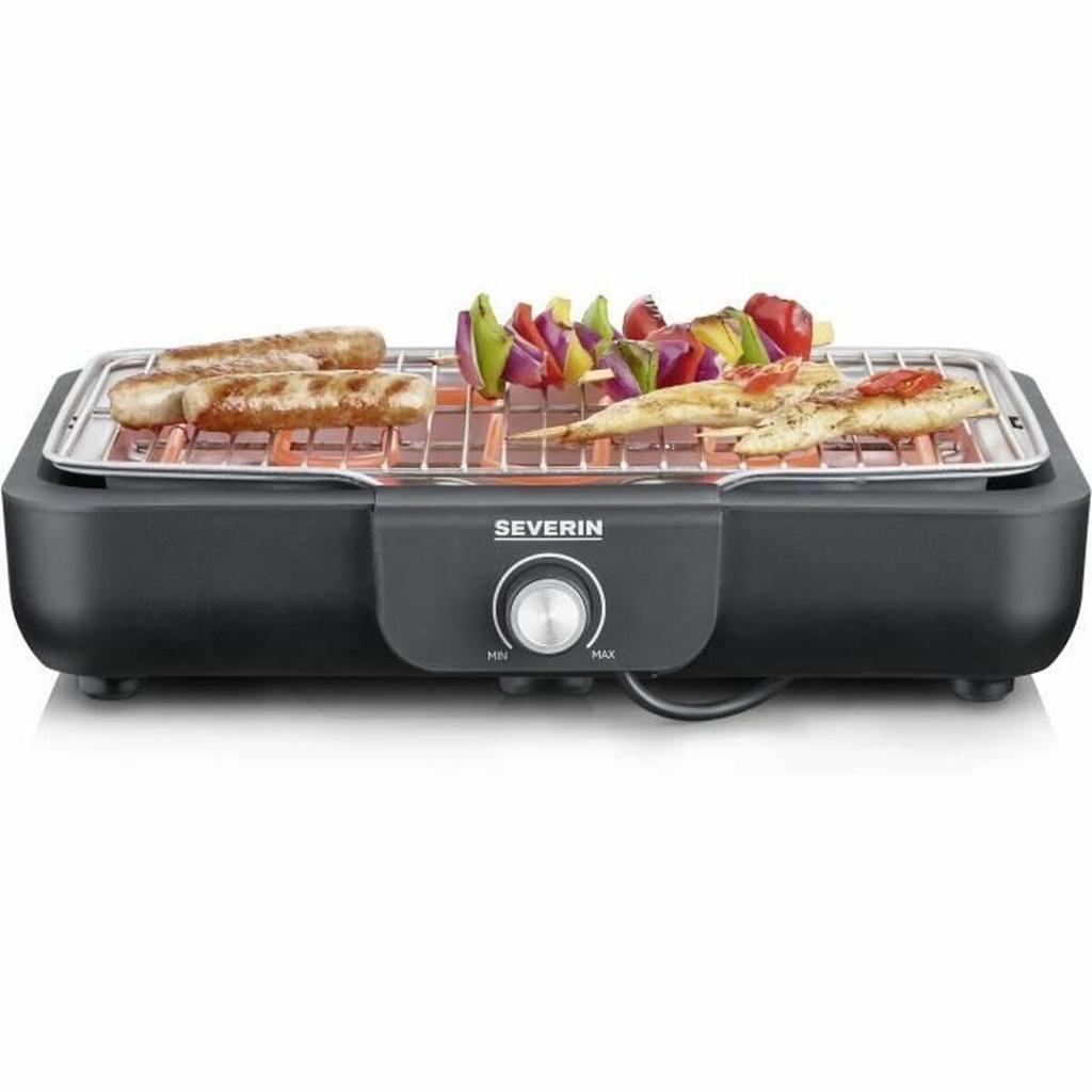 Grill tragbar Severin PG 8554 Edelstahl 29 x 37 cm