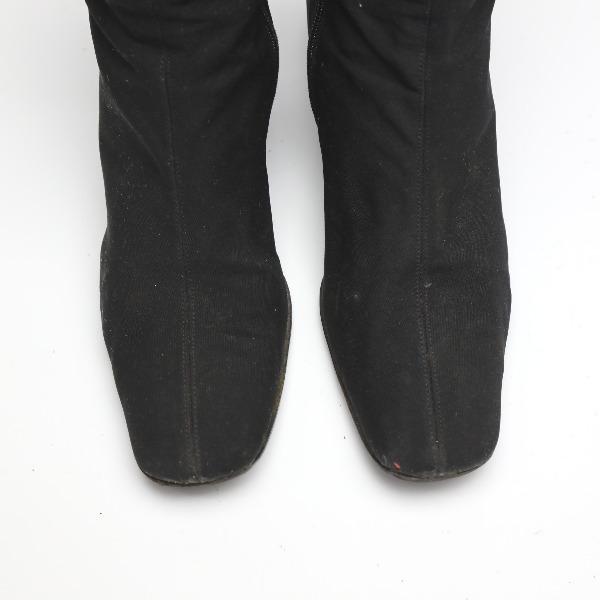 Salvatore Ferragamo short boots 7C boots black Women Used