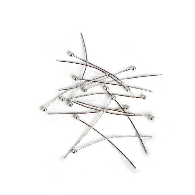DIY Jewelry Findings: Handmade Round Head Pins, Dangle & Stud Earrings - Approx. 100 Pieces
