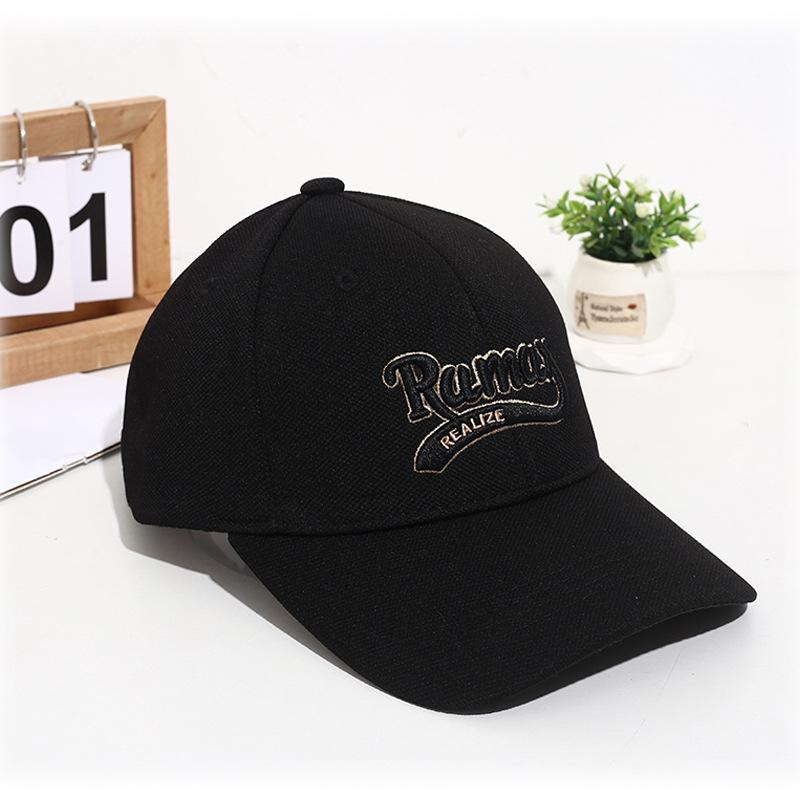 22 New Hard Top Three-dimensional Embroidery Big C Letter High-end Baseball Hat Men's and Women's Big Head Deep Top Cap
