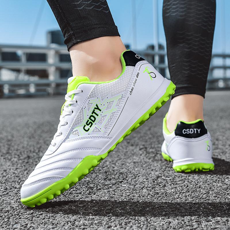 New indoor nail football shoes TF training shoes adult sports shoes men's and women's artificial turf competition shoes