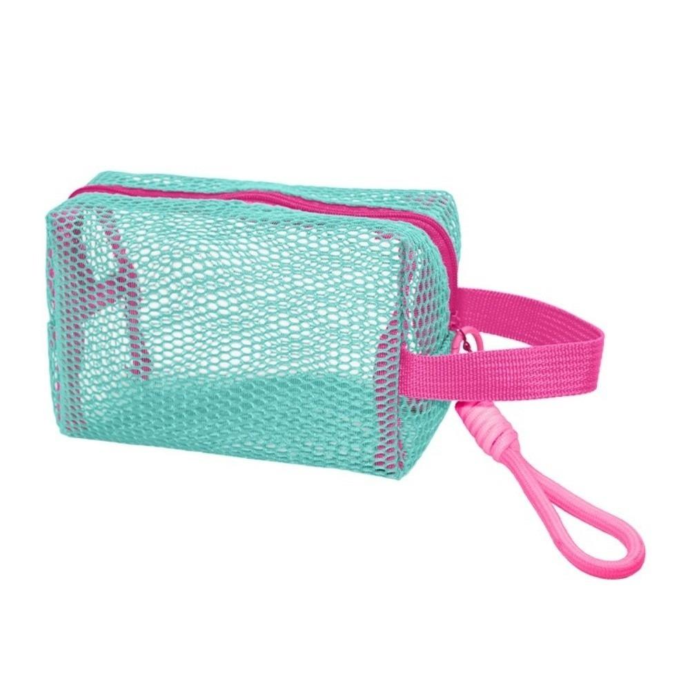 New Dopamine Cosmetic Storage Bag Large Capacity Handheld Makeup Bag Lightweight Mesh Storage Organizer Travel
