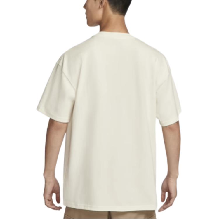 New Nike T Shirts Men's Sail White FB9810-133