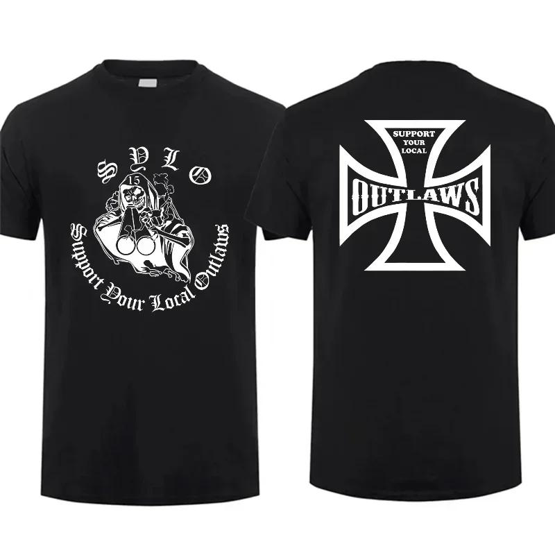 

Потрясающие футболки Мужская футболка Повседневная Оверсайз Базовая Логотип Mongols Мотоциклетный Союз Футболка Мужские футболки Графическая Уличная одежда S-4XL 4XL