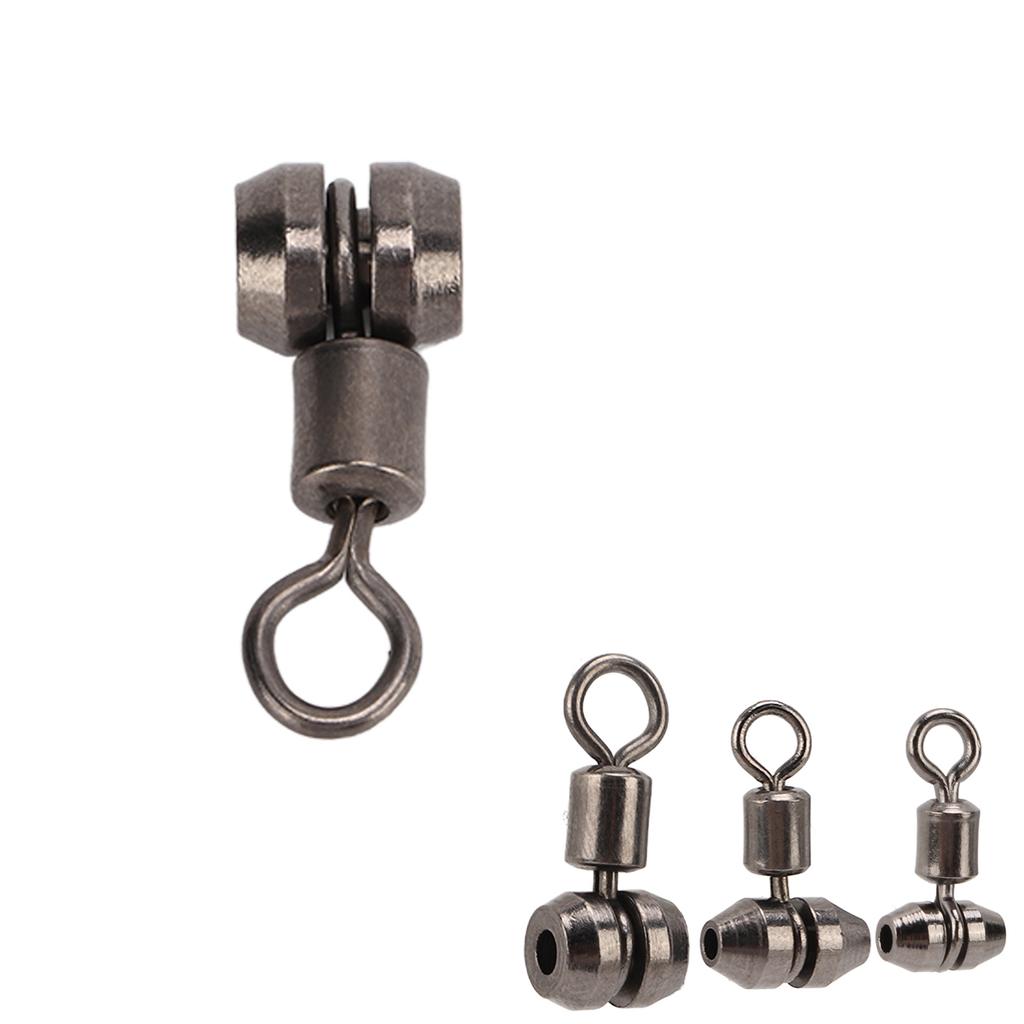 10ks Třícestné rybářské obratlíky T Otočný mosazný sud Trojitý obratlík Křížové spojky pro lov na vlasci