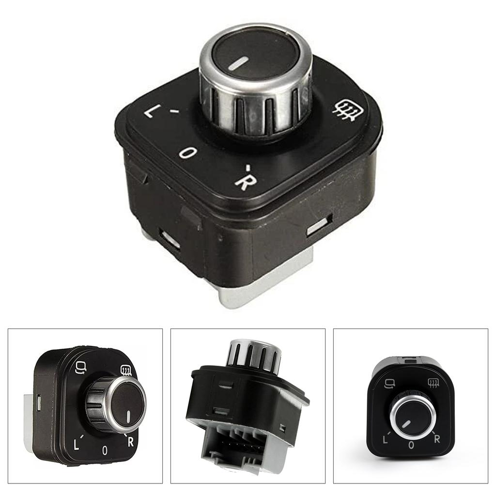 Car Side Folded Rear View Mirror Switch Plating Control Knob For VW Golf 5 Jetta